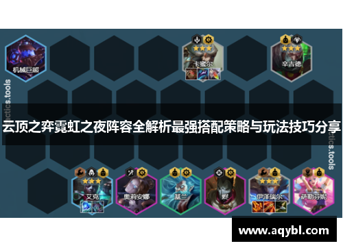 云顶之弈霓虹之夜阵容全解析最强搭配策略与玩法技巧分享 云顶之弈霓虹之夜阵容全解析最强搭配策略与玩法技巧分享